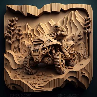 3D модель Yamaha Grizzly 350 (STL)